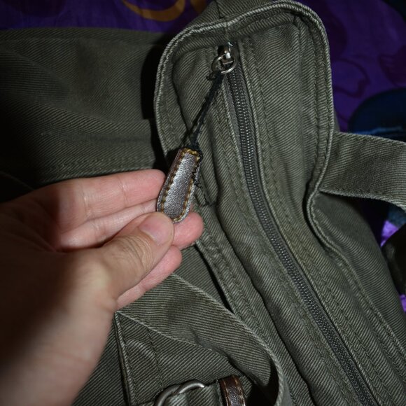 Vintage Army Military Camping Bug Out Cargo Bag Messenger Bag hobo Cross Body - Picture 8 of 15